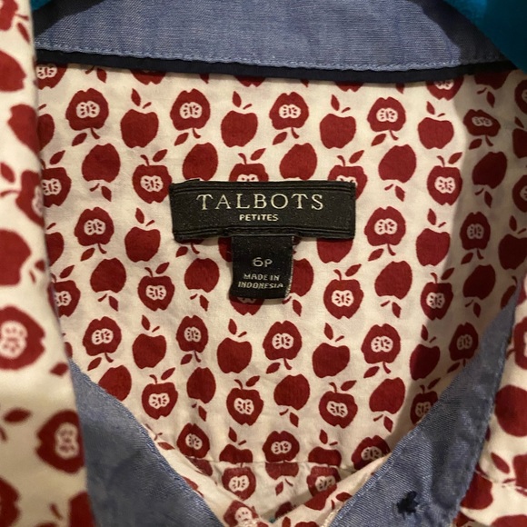 Talbot Apple Pattern top - Picture 2 of 5